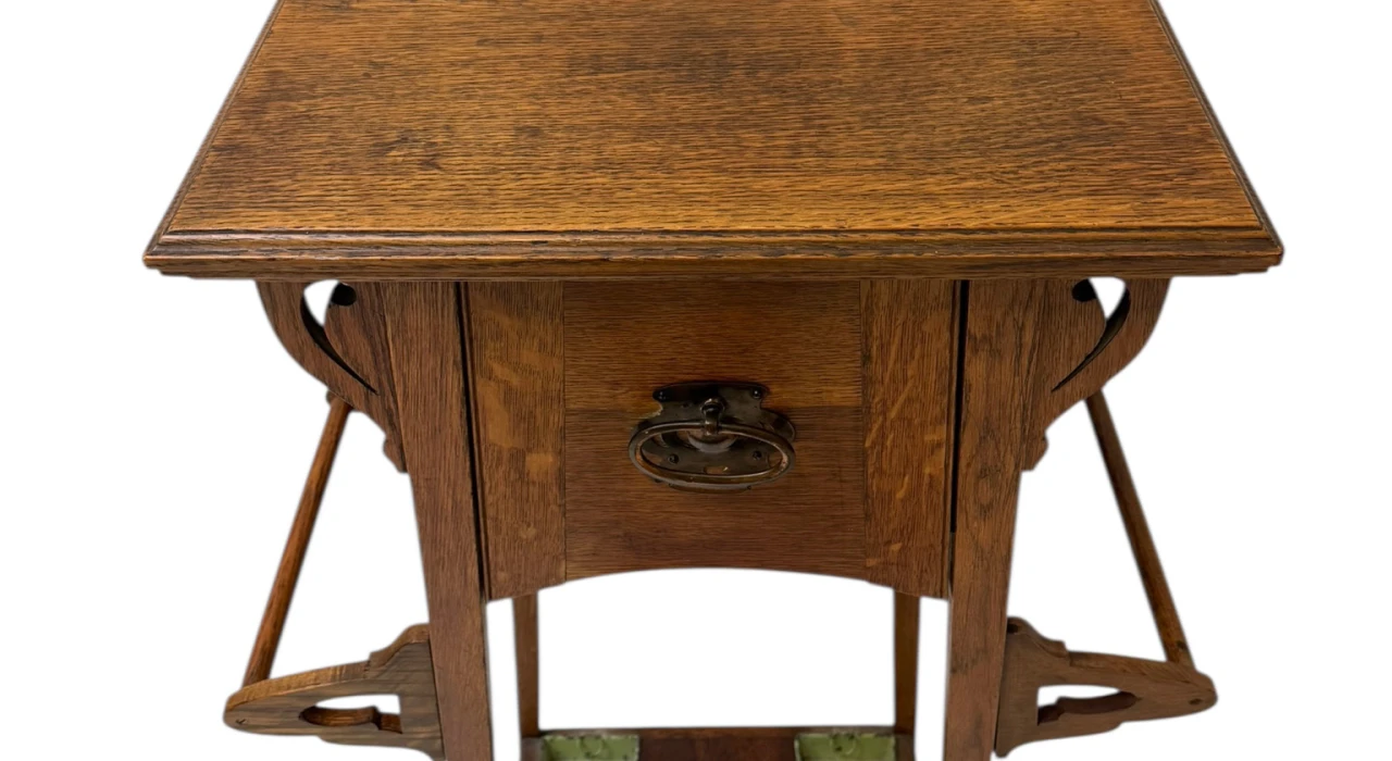 Arts & Crafts Art Nouveau Extra Large Pedestal or Plant Stand, 1900s